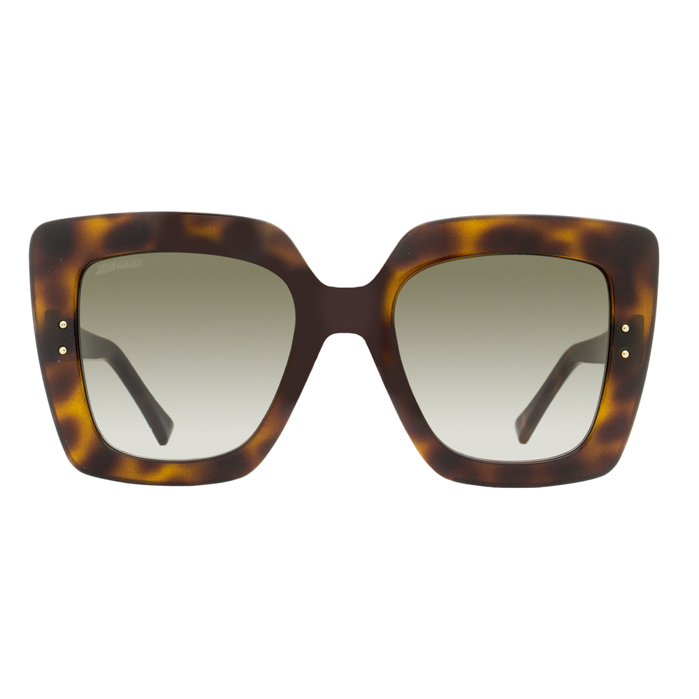 Jimmy Choo Square Sunglasses Auri /G 086HA Havana 53mm - Picture 2 of 2